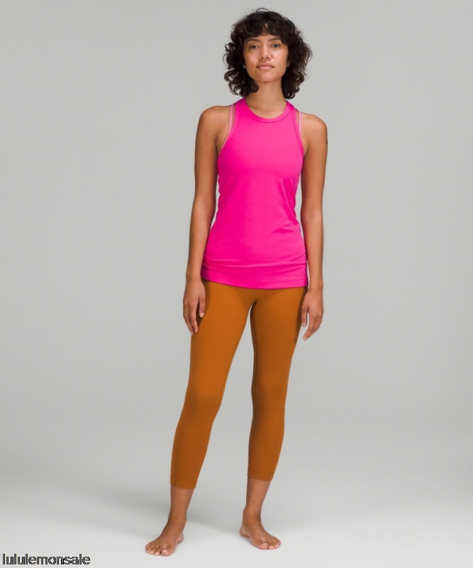 Lululemon Damen DELULU549 | Align Hüftlanges Tanktop Mit Racerback Online Nur Sonic Pink
